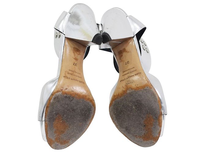 Isabel Marant Etoile Sandali con tacco a spillo argento - vista 4