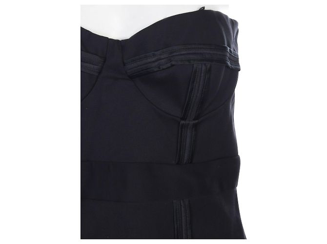 Nicole Miller Schwarzes Bustier-Kleid - Ansicht 5
