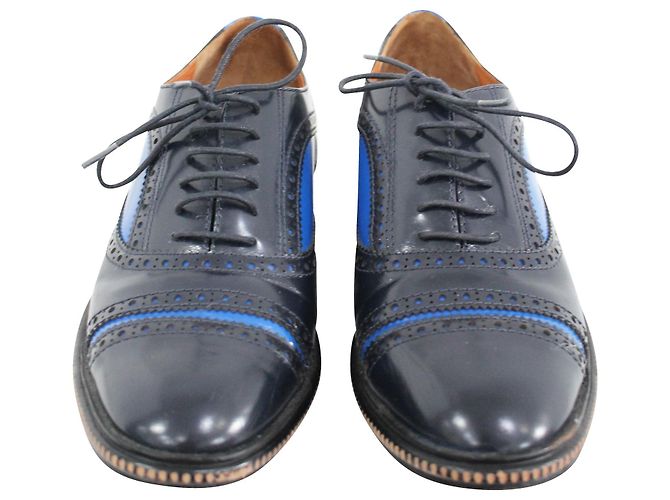 Marc by Marc Jacobs Sapatos Richelieu Azul Royal e Marinho - vista 3