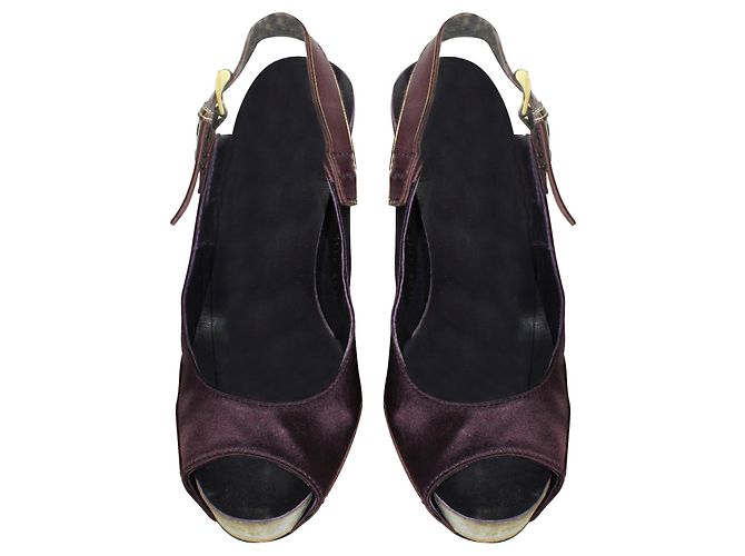 Pedro Garcia Lila Satin-Pumps - Ansicht 3