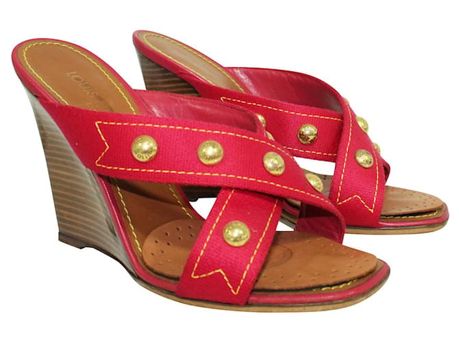 Louis Vuitton Zeppe rosa - vista 2