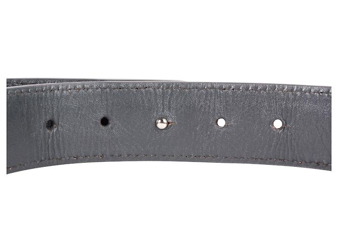 Calvin Klein Cintura in pelle di struzzo nera - vista 2