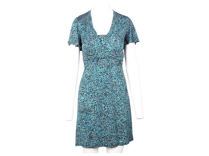 Nanette Lepore Blue Print Kleid Blau - Ansicht 2