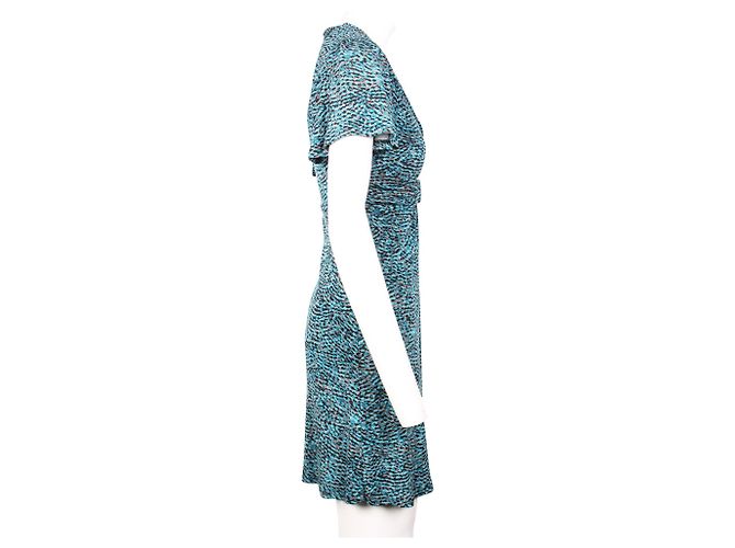 Nanette Lepore Blue Print Kleid Blau - Ansicht 4