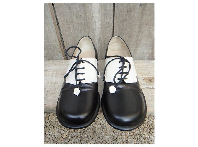Autre Marque derby di Laure Bassal 37 Nero Bianco - vista 7