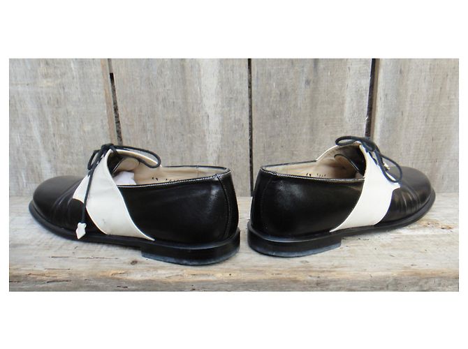 Autre Marque derby di Laure Bassal 37 Nero Bianco - vista 8