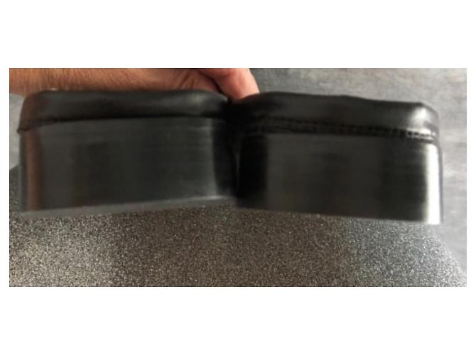 Autre Marque Mules in pelle nero e testa di moro T40 Marrone scuro - vista 4