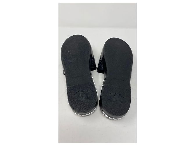 Cambon Chanel Sandalen Schwarz - Ansicht 2