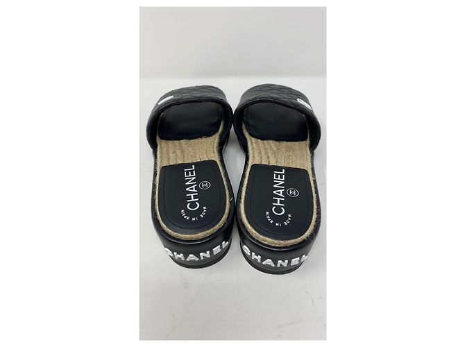Cambon Chanel Sandalen Schwarz - Ansicht 3