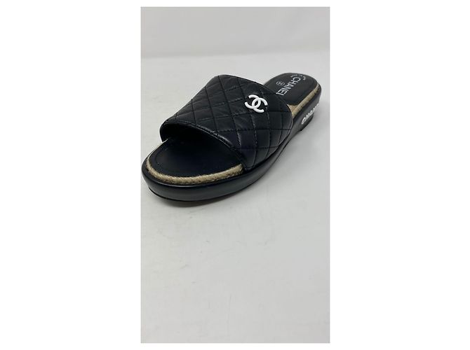 Cambon Chanel Sandalen Schwarz - Ansicht 7
