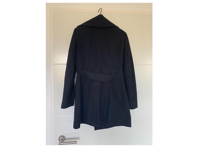 Chaquetón Burberry de lana negro - vista 5