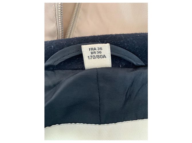 Chaquetón Burberry de lana negro - vista 8
