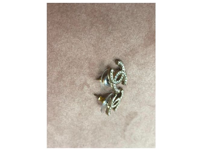 Chanel Aretes Dorado - vista 4
