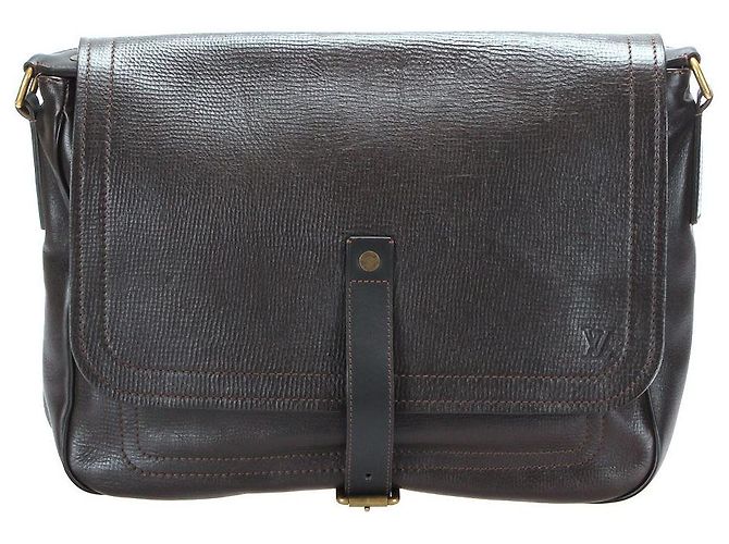 Borsa a tracolla Louis Vuitton Utah Marrone - vista 2