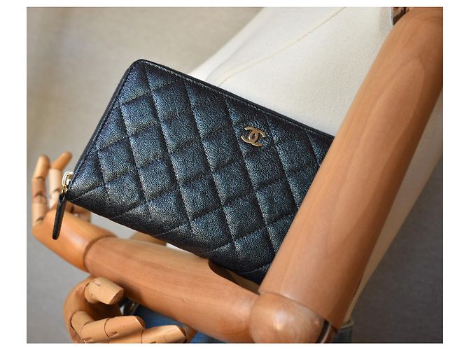 Chanel 2019 Bolso de mano XL caviar Multicolor Metálico - vista 12