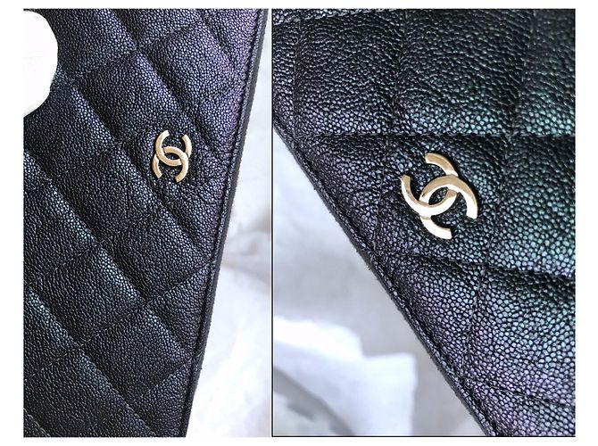 Chanel 2019 Bolso de mano XL caviar Multicolor Metálico - vista 7
