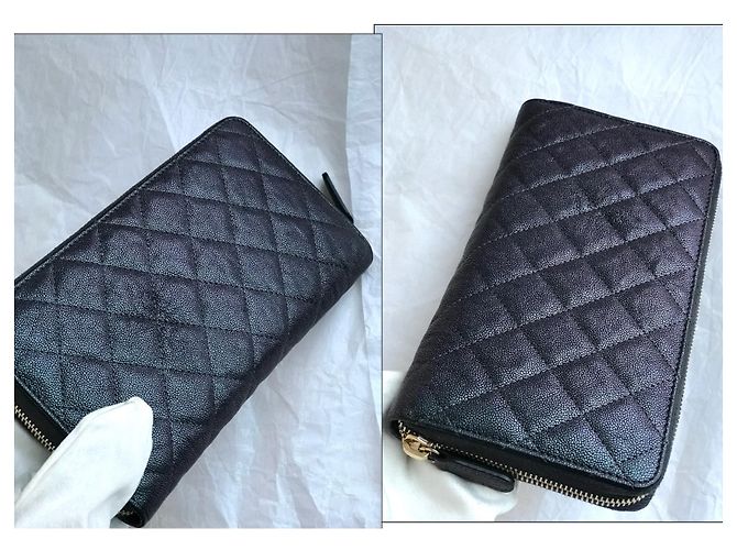 Chanel 2019 Bolso de mano XL caviar Multicolor Metálico - vista 9