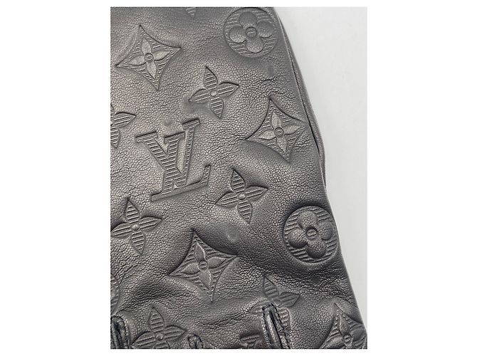 Guanti Louis Vuitton Shadow neri 2021 retail 755€ Nero - vista 6