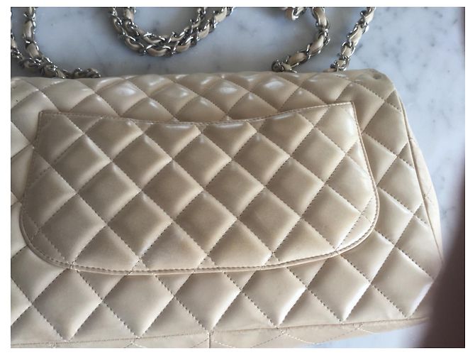 Chanel Schultertasche Beige - Ansicht 7