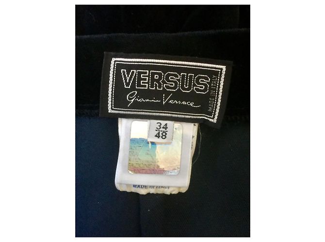 Samtrock, VERSUS von GIANNI VERSACE Schwarz - Ansicht 3