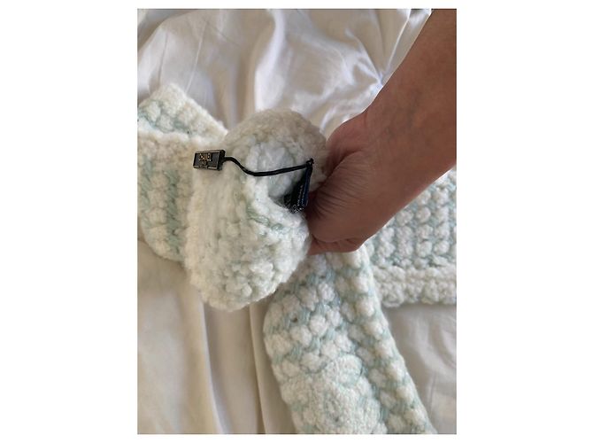 Chanel Luvas Branco Verde - vista 4