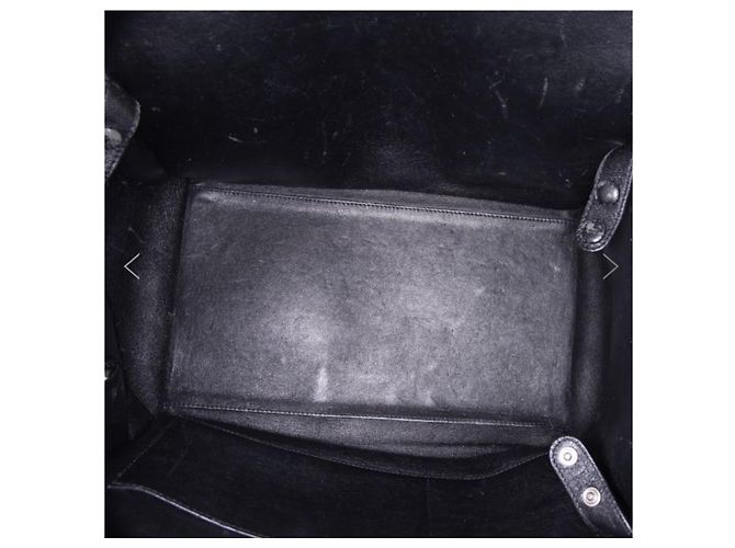 Trapèze Céline Medium suede and black leather trapeze - vista 4