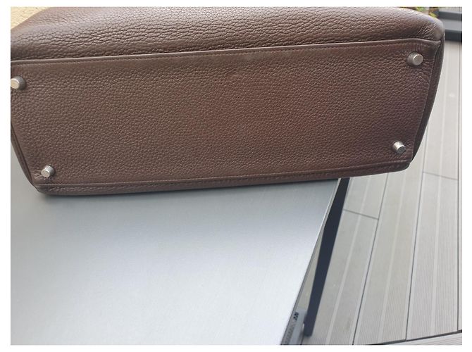 Hermès Kelly 35 Dunkelbraun - Ansicht 2