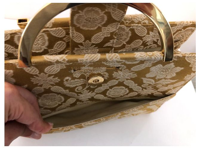 Borsa a mano Sidonie Larizzi Beige D'oro - vista 5