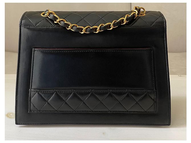 Borsa a mano Chanel Timeless in pelle nera Nero - vista 2