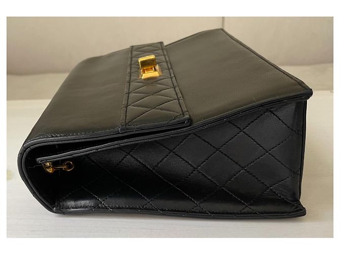 Borsa a mano Chanel Timeless in pelle nera Nero - vista 5