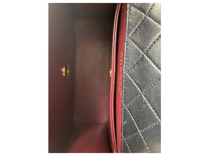 Borsa a mano Chanel Timeless in pelle nera Nero - vista 8