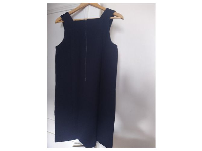 Vestido Vanessa Bruno de algodón azul marino - vista 2