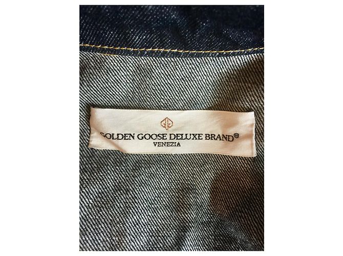 Golden Goose Deluxe Brand Chaqueta vaquera extragrande con cinturón Viola de la marca Golden Goose Deluxe - vista 10
