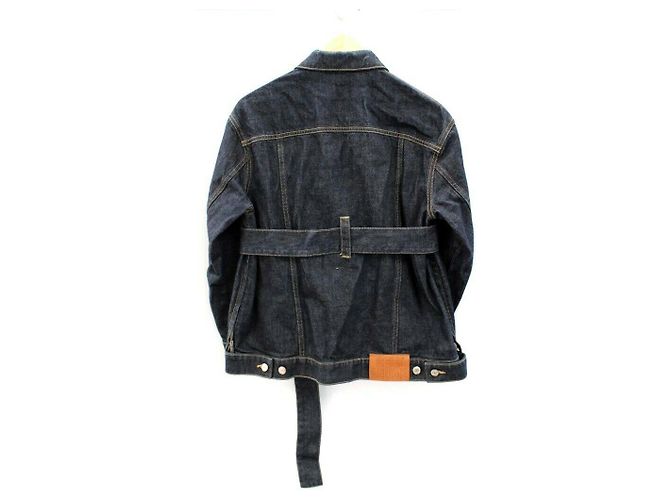 Golden Goose Deluxe Brand Chaqueta vaquera extragrande con cinturón Viola de la marca Golden Goose Deluxe - vista 5