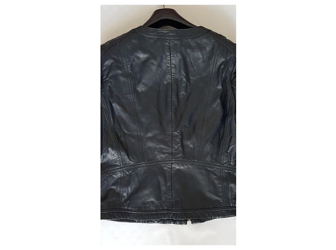 Gerry Weber Lederjacke Dunkelblau - Ansicht 6