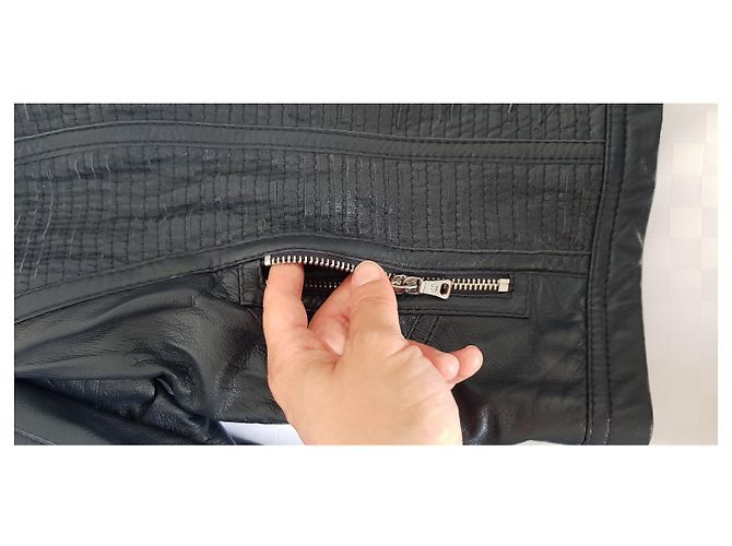 Gerry Weber Lederjacke Dunkelblau - Ansicht 8