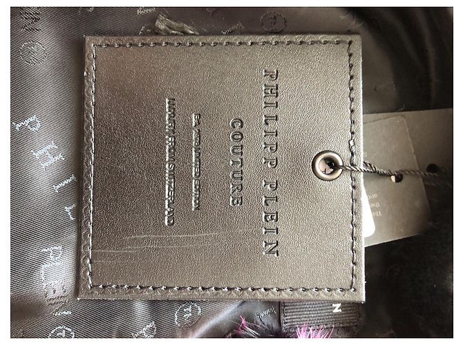 Philipp Plein Abrigo de visón Thunder negro rosa blanco Multicolor - vista 5
