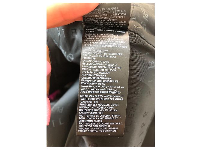 Philipp Plein Abrigo de visón Thunder negro rosa blanco Multicolor - vista 6