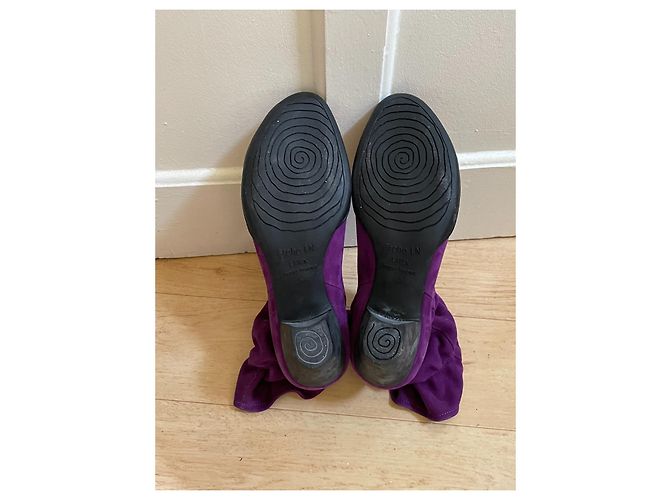 Autre Marque Botas de Tornozelo Arche Roxas em Camurça 40 Roxo - vista 6