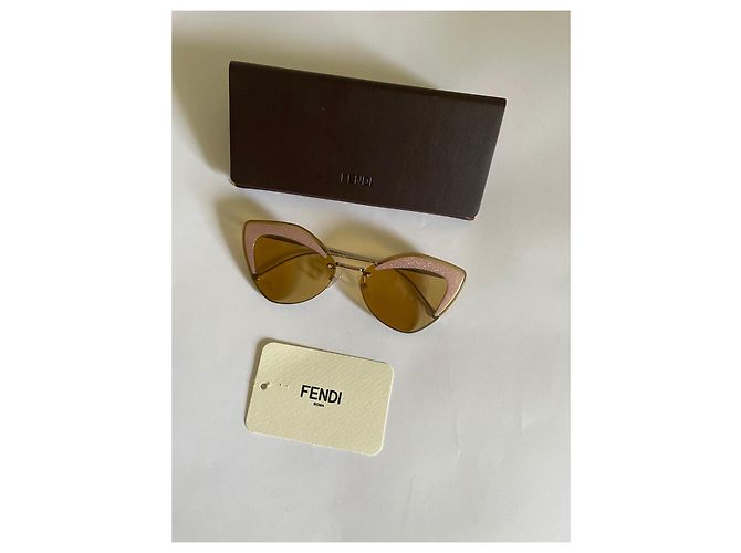 Fendi FF0355/S Sonnenbrille Rosa Gold Pink Golden - Ansicht 2