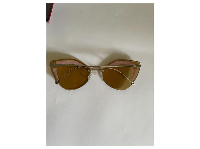 Fendi FF0355/S Sonnenbrille Rosa Gold Pink Golden - Ansicht 8