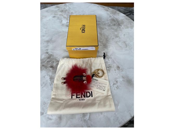 Ciondolo Fendi Marrone in Cotone - vista 4