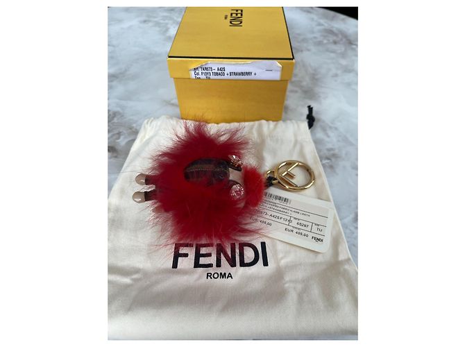 Ciondolo Fendi Marrone in Cotone - vista 6