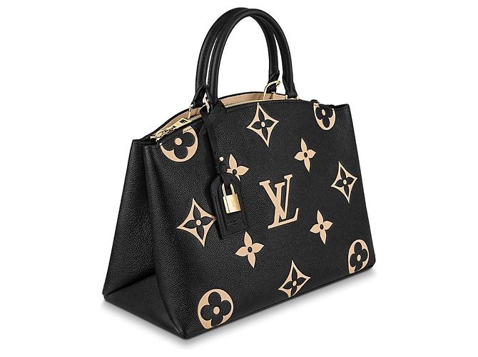Bolso de mano Louis Vuitton Grand Palais en piel negra Negro - vista 4