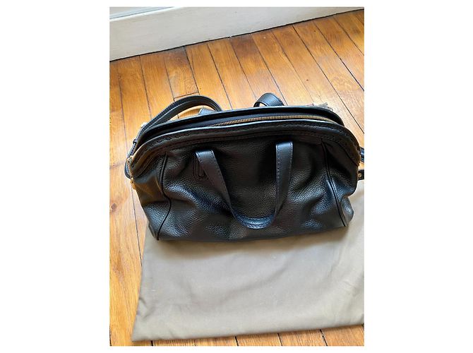 Borsa a mano Lancel La Charmeuse in pelle nera Nero - vista 6