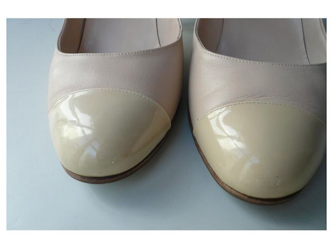 CHANEL Salomé Pumps Brides Hellbeige T38 ES - Ansicht 12