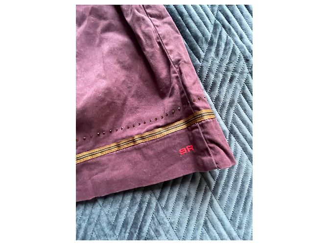 Sonia Rykiel Rock Dunkelrot Baumwolle Bordeaux - Ansicht 3