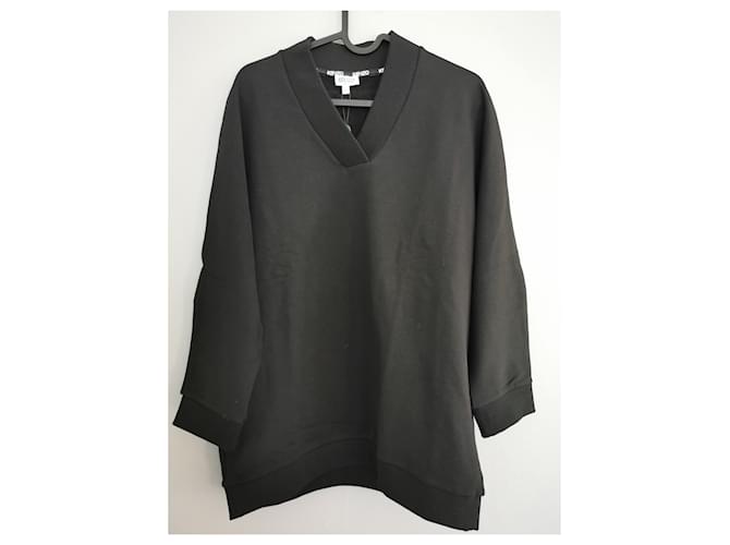 Schwarzes Sweatshirt mit gesticktem KENZO-Logo Silber Golden - Ansicht 11