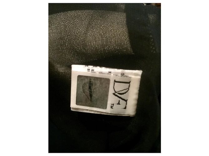Diane Von Furstenberg DvF Kathleen Etui-Strickkleid Schwarz Grau - Ansicht 2