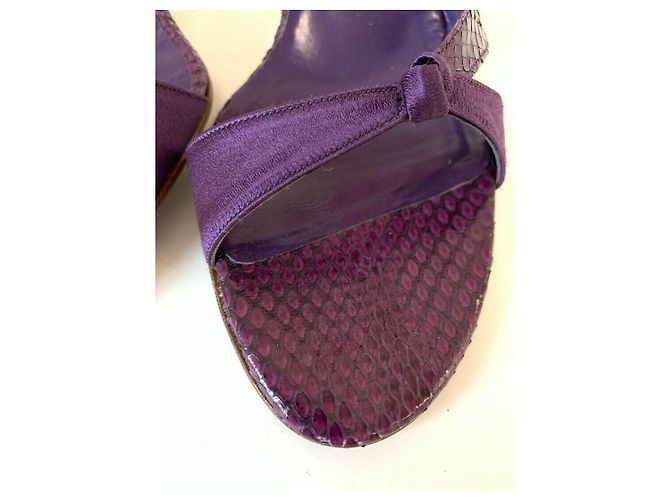 LK Bennett lila Farica Sandale mit hohem Absatz - Ansicht 7